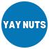 Yay Nuts brand badge used in the case study showcase